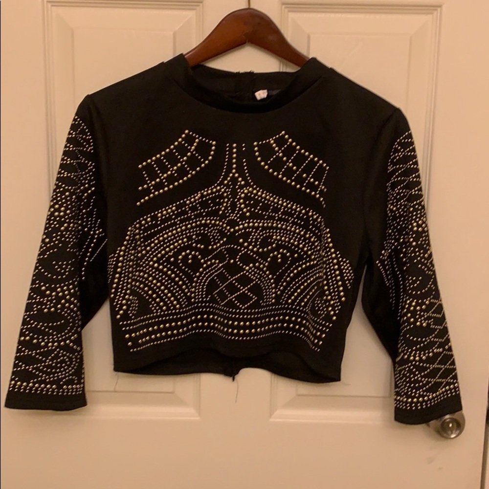 Studded crop top
